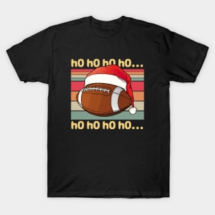 Retro Football Ho Ho Ho T-Shirt